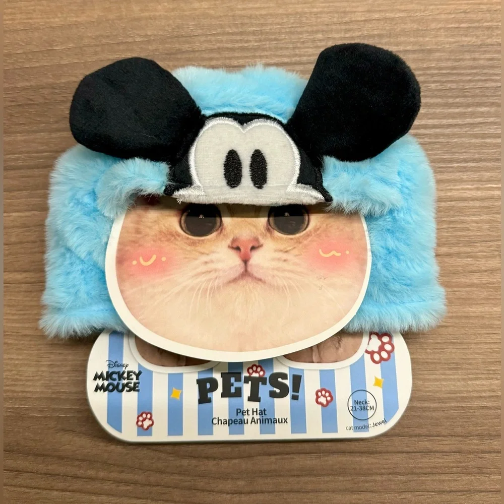 Mickey Mouse Hoodie. Hat for your pet - cat, or dog. Disney Mickey Mouse